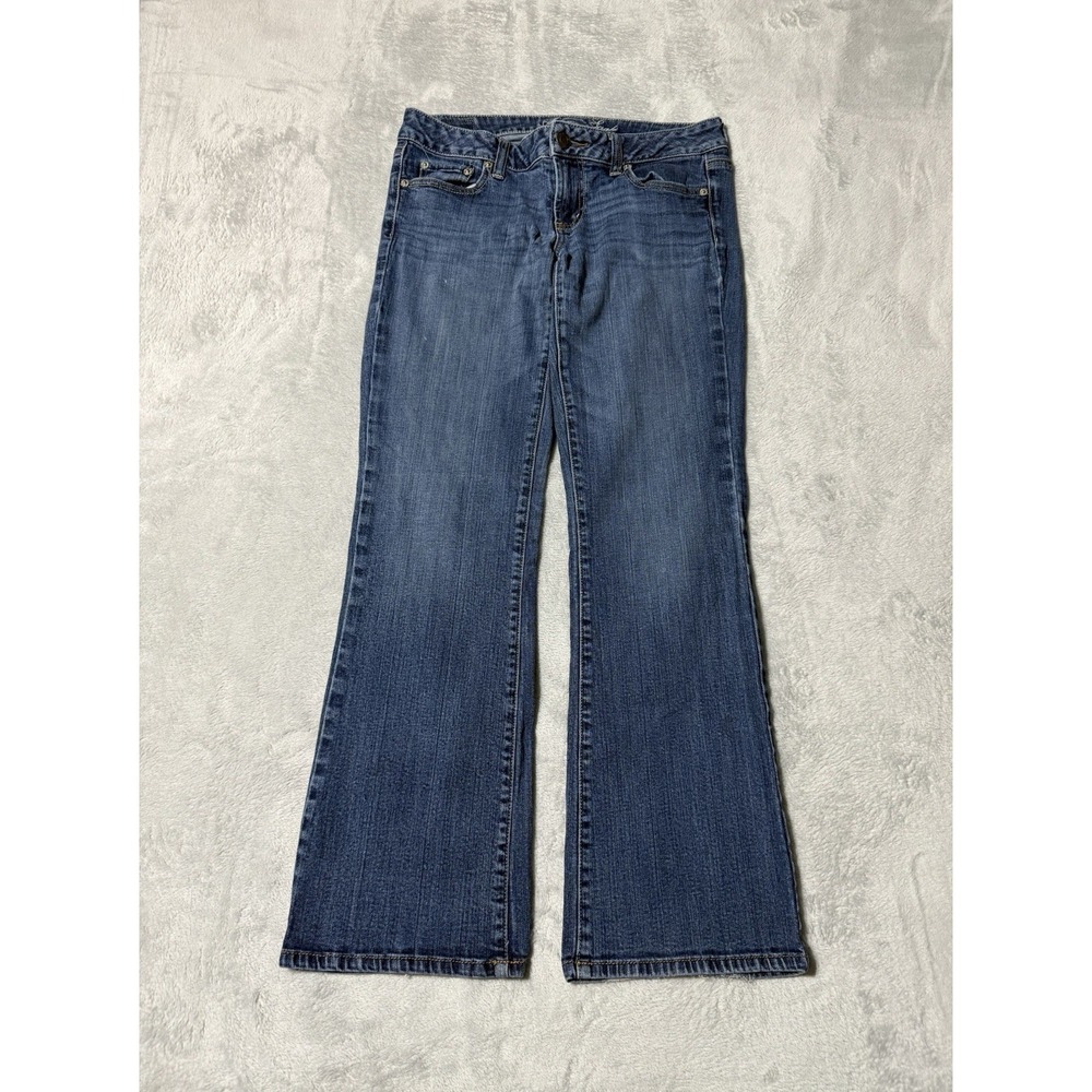 American Eagle Jeans Womens 8 Blue‎ Favorite Boyfriend Bootcut Flare 28